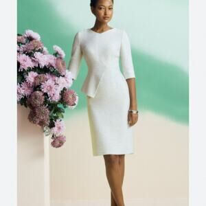 NWT The FOLD Eaton Signature Tweed Dress